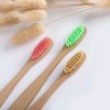 Biodegradable  Bristles Custom Private Label Adult Natural Bamboo Toothbrush