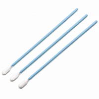 Long Handle Round Head Cleanroom Microfiber Swab Lint Free Cotton Bud