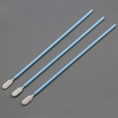 Long Handle Round Head Cleanroom Microfiber Swab Lint Free Cotton Bud