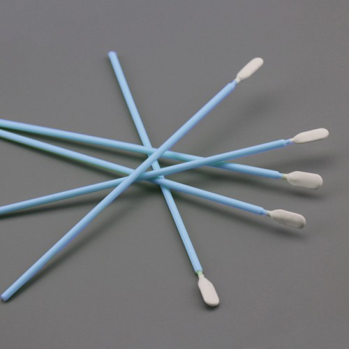 Long Handle Round Head Cleanroom Microfiber Swab Lint Free Cotton Bud