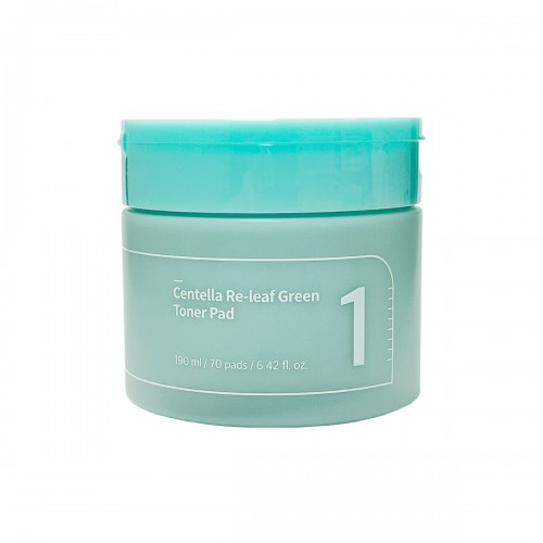 [numbuzin No.1 Centella Re-Leaf Green Toner Pad]Korean Beauty Korean skin care Korean Cosmetics Cruelty-Free Toner Pads Glow Calming Soothing