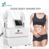 Muscle Stimulator Electromagnetic Hi-EMT PRO Max 2 Handle Emslim Body Sculpting Machine Fat Burning