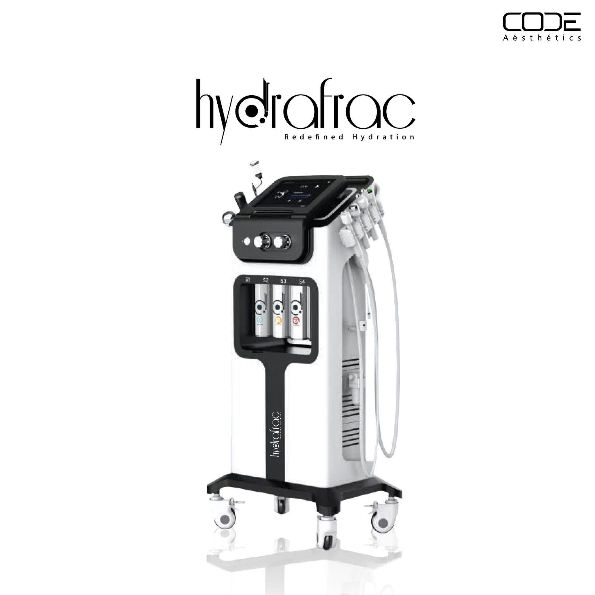 7 in 1 HydraFrac Machine | Advanced Hydra Dermabrasion Skin Rejuvenation System | Oxygen Jet & RF Facial Device