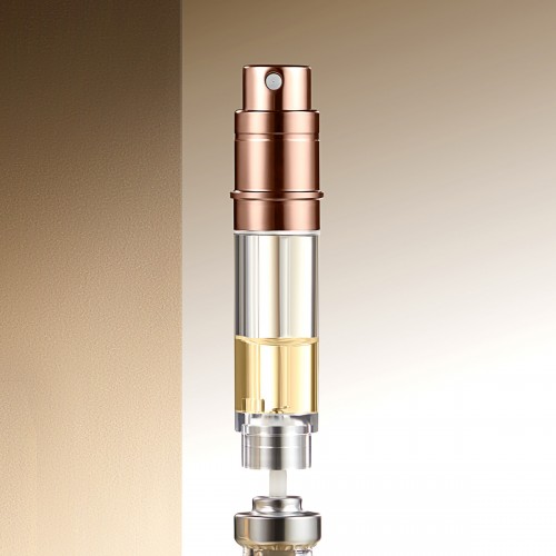 Unique Octagonal Design 5ML Premium Dispenser Refillable Sel-pump Bottom-Fill Perfume Spray Bottle