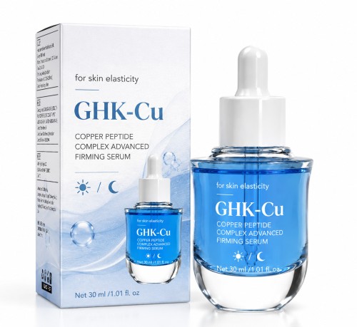 Copper Peptide Complex Facial Serum, Advanced Firming Anti Aging Serum, Collagen Boost Brightening Hydrating Skin Serum for Face Reduce Fine Lines & Wrinkles