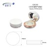 Popular White Round Air Cushion Liquid Foundation Container Makeup Pressed Powder Compact with Mirror with LED Light