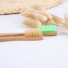 Biodegradable  Bristles Custom Private Label Adult Natural Bamboo Toothbrush