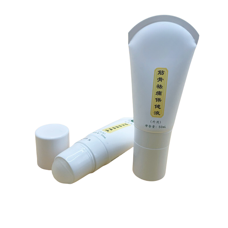 deodorant plastic tube with roller ball
