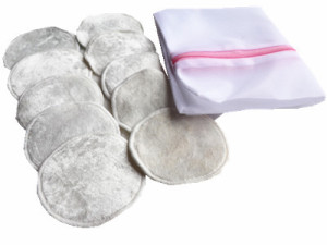 16 Pack Premium ECO Natural Bambo Reusable Makeup Remover Pads