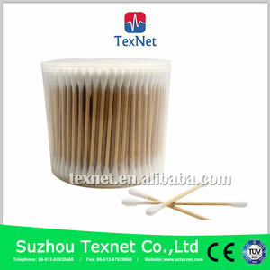 2017 Texnet Wood Stick Two Sided sterile cotton bud