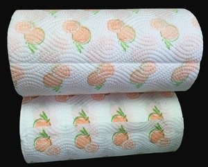 2ply fancy quilted soft toilet paper kitchen roll towel