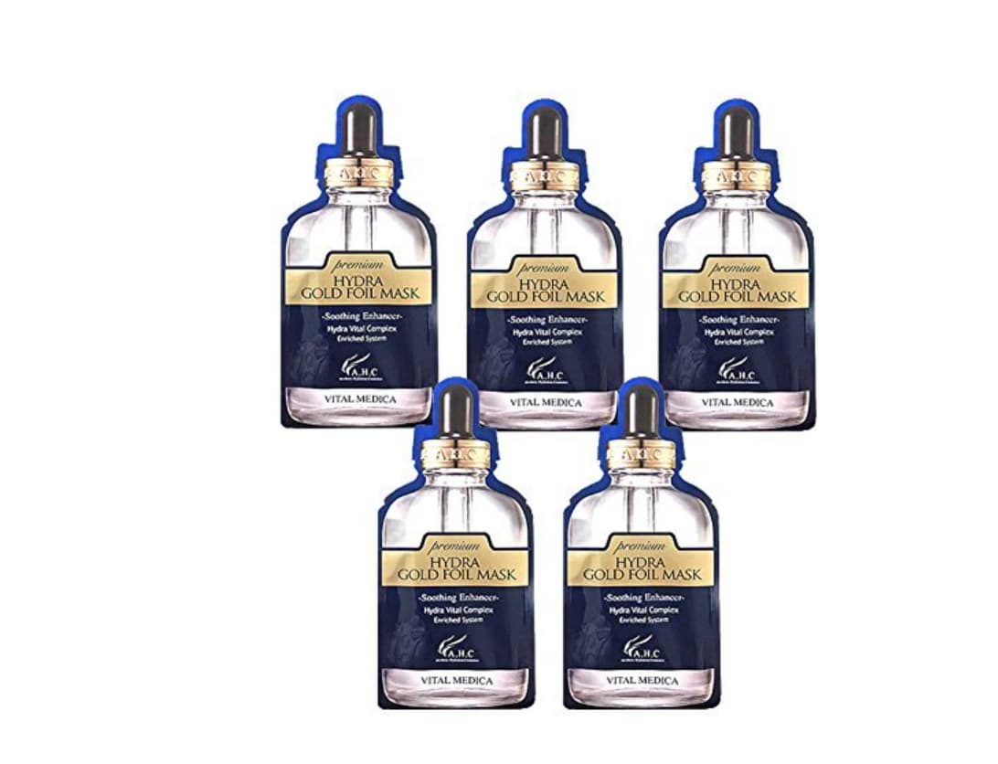 AHC PREMIUM HYDRA GOLD FOIL MASK 5ea Korean Cosmetics Mask