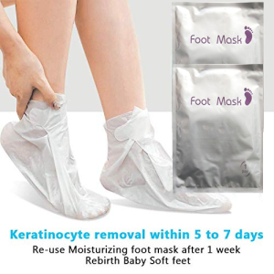 Amazon Bestseller Products With Exfoliating Foot Lotion Mask Label Peeling Off Calluses & Dead Skin Foot Peel Soak Mask