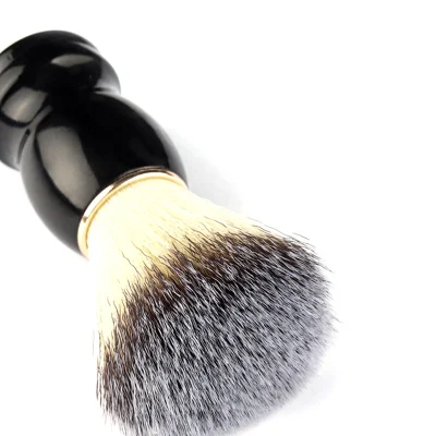 Beard Shaving Brush Makeup Brushes Wooden Hair Cleaning Handle Brush