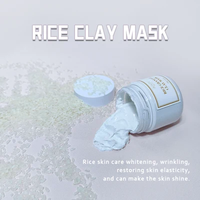 Beauty Cosmetics Skin Care Moisturising Exfoliation Mud Mask Rice Clay Mask