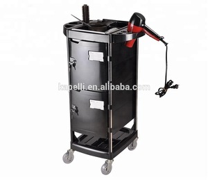 Black Lockable Hair Salon Trolley Hair Salon Trolley Salon hair color trolley