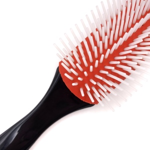 Bristle Needle Mini 5 Line Danman Style Hair Brush Custom Logo Printed Plastic Waterproof