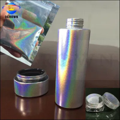 Chrome Mirror Mica Powder Laser Silver Holographic Pigment for Car Paint