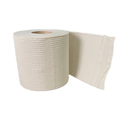 Cost Effective Custom Unbleached Natural Color Printed Toilet Paper Tissue Roll