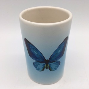 Custom butterfly cheap ceramic bathroom set soap dish lotion dispenser bath sets