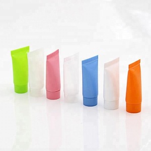 Custom colorful cosmetic packaging soft empty bb hand cream eco-friendly plastic cosmetic tube