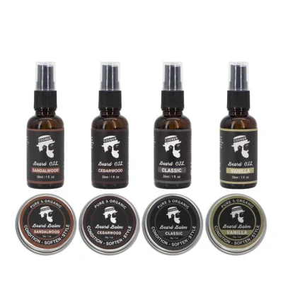 Customize Beard Growth Oil &amp; Beard Balm Collection Set