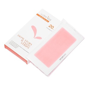 Direct factory waxkiss OEM Ready-to-use depilatory hair removal wax strips