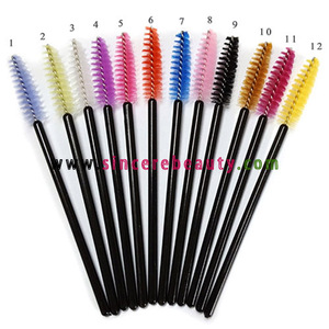 Disposable Mascara Wand Lip Gloss Wand Lip Brush Eyeliner Brush Blush Brush Eye Shadow Applicator & Spatula