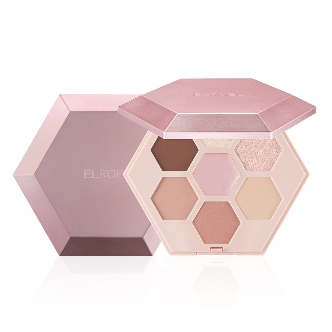 (ELROEL) BARELY MOOD SHADOW PALETTE 02 PALE ROSE 8.1g