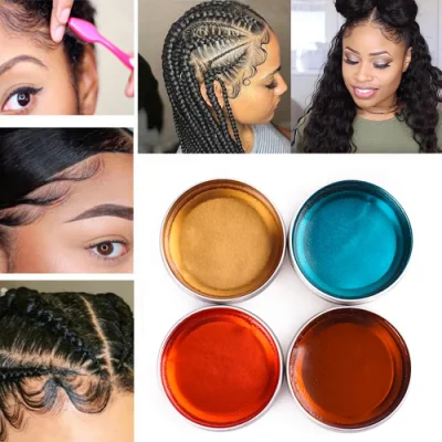 Extra Strong Hold Braid Edge Gel for Black Women Non-Greasy