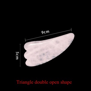 Handmade Natural Rose Quartz Multi-shape Gua Sha GuaSha Scraping Massage Tool