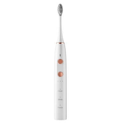 Jssan Smart Wireless Charging Two Buttons Automatic 360 Electric Sonic Toothbrush