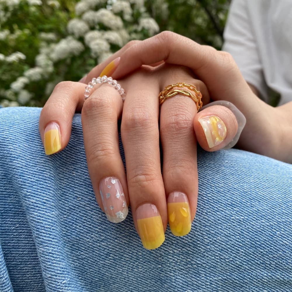 KEEPU CUSTOM NAIL STRIP BANANA COOKE GEL TUBE