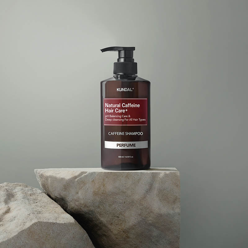 (KUNDAL) Caffeine Shampoo [White Musk] 500ml