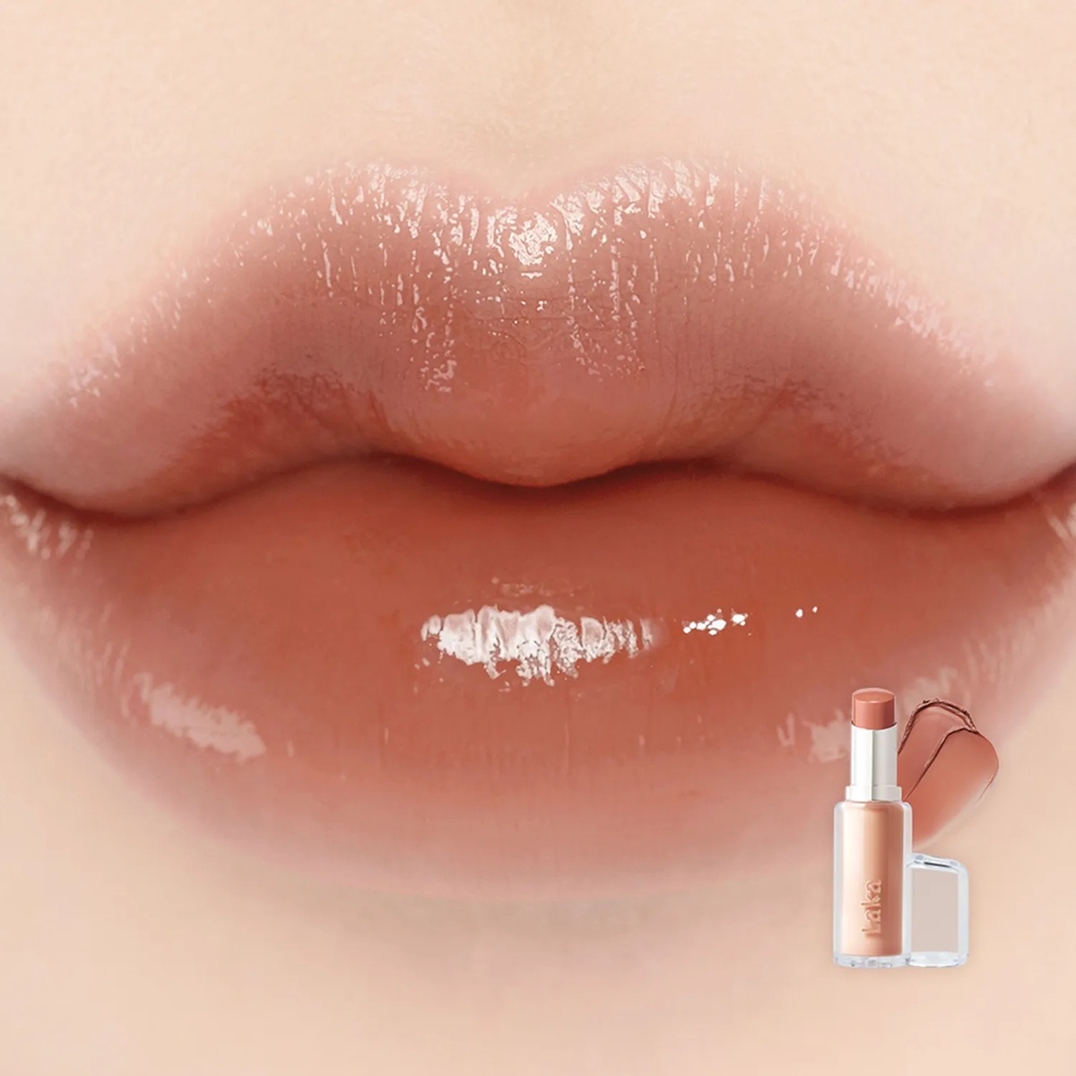 (LAKA) Bonding Glow Lipstick [#212 Papaya] 3.7g