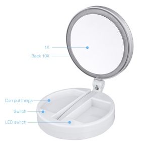 LED Vanity Touch Screen Lighted Makeup Mirror,Makeup Mirror With Light