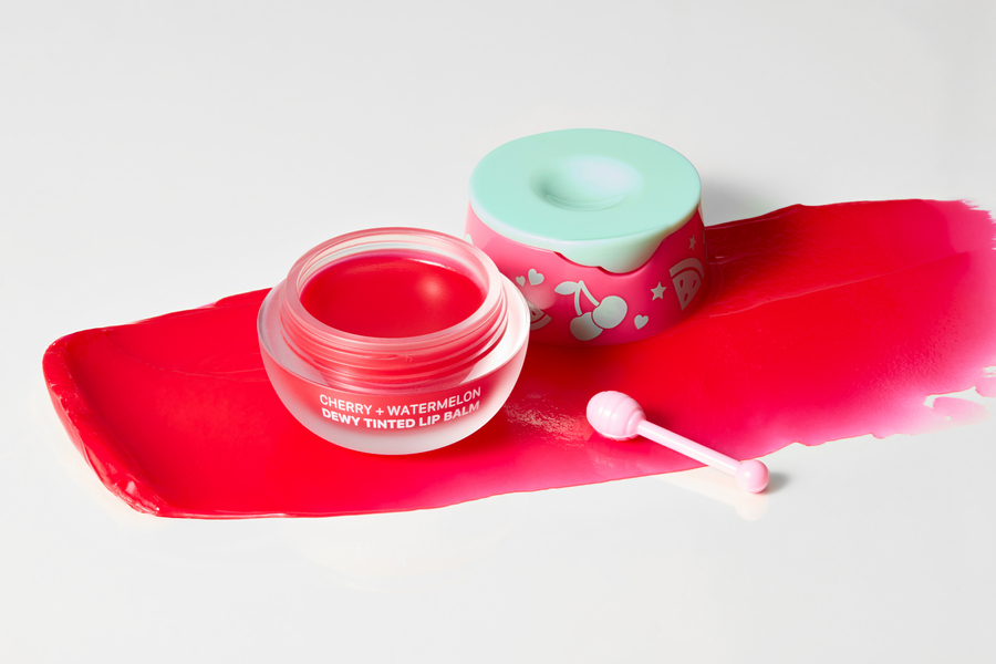 lookATME CHERRY+WATERMELON DEWY TINTED LIP BALM