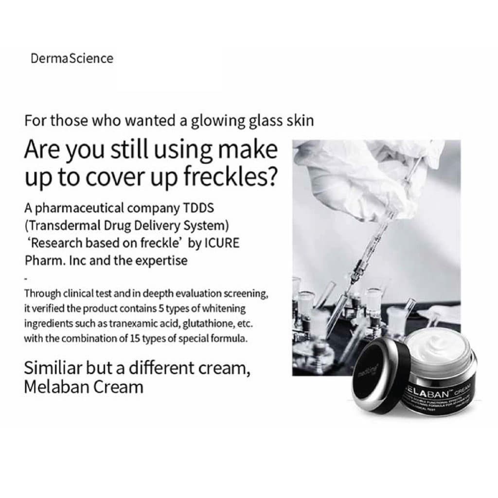 MELABAN Cream for the Freckles &amp; Dark Age Spots 50g