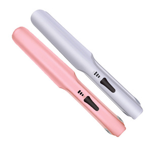 Mini Rechargeable wireless flat iron ceramic travel USB portable hair straightener