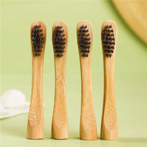 NO PLASTIC Electric Toothbrush Head Bamboo Replaceable Electric Toothbrush Head for Phiilips Sonic Electric Toothbrush