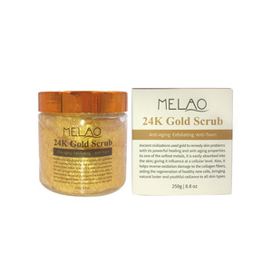 OEM/ODM Wholesale Exfoliating 24K Facial And Body Gold Scrub