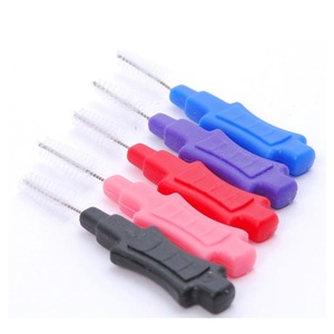 Orthodontic Wide Plastic Handle Interdental Brush