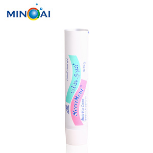 plastic laminated cosmetic tube with screw cap