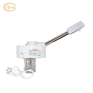Portable beauty salon electric ozone facial steamer with magnifying lamp