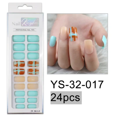 Pre-Designed Artificial Fingernails Handmade Artificial Fingernails