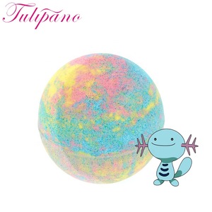 Private label fizzy rich bubble Vegan Organic Fizzy Surprise Toy Bath Bomb