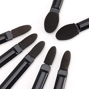 Professional Double Head Eyeshadow Brushes Cosmetic Tool 50 Pcs Disposable Dual Sides Eyeshadow Sponge Brushes Makeup Applicator