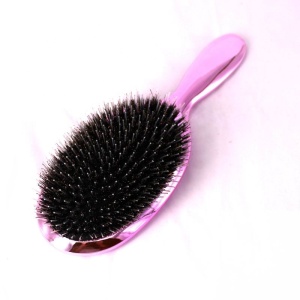 professional salon paddle hairbrush anti-static nylon mixed boar bristle hair brush