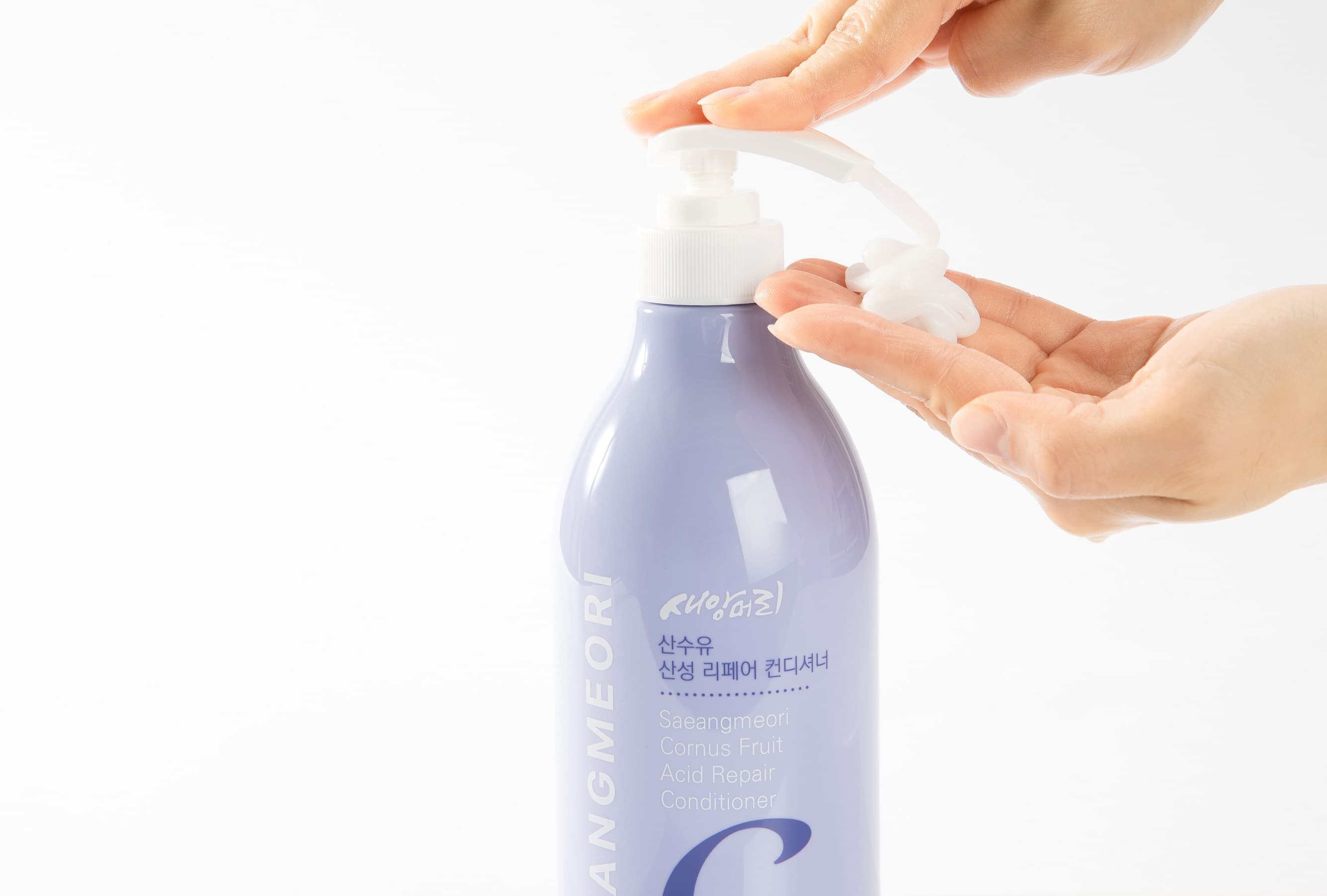 Refreshing glossy and elastic hair SAEANGMEORI Cornus Fruit Acid Repair Conditioner 750ml