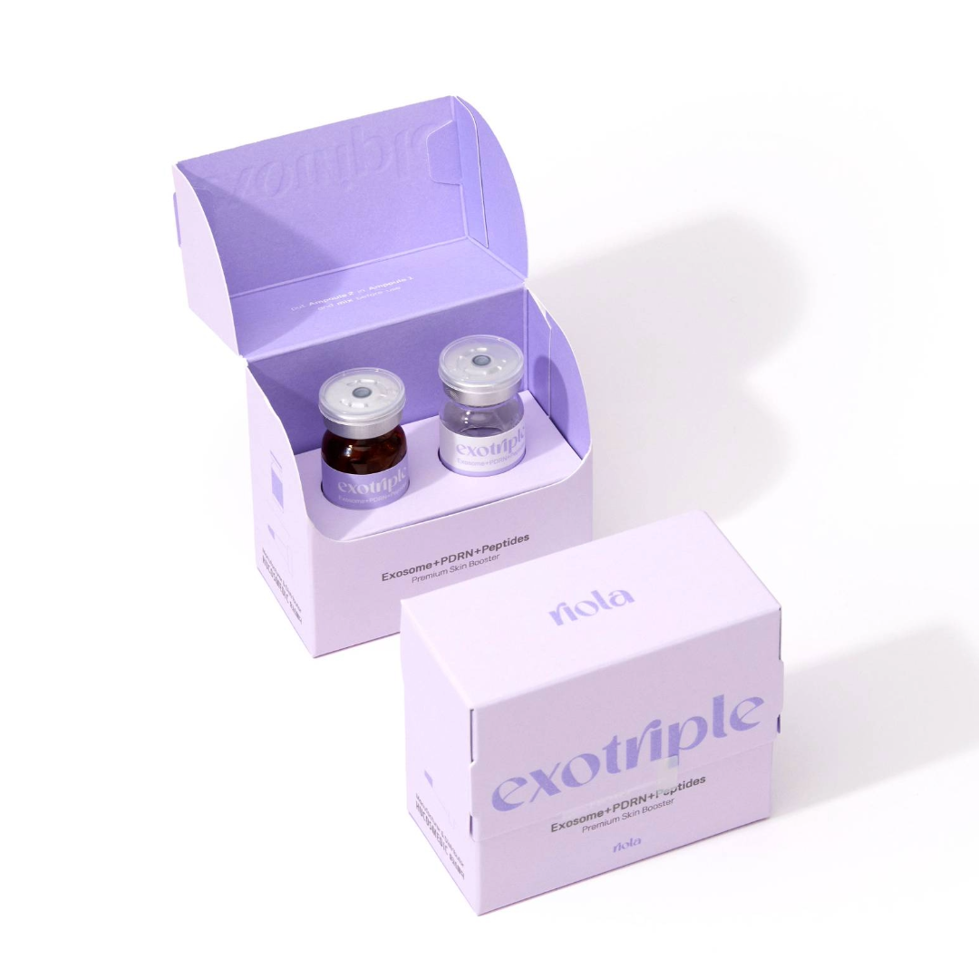 Riola Exotriple CICA Exosome, PDRN, Collagen Premium Skin Rejuvenation (Mini Set)